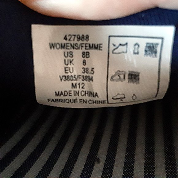 Lands' End Women's Gray and Striped Dockside Loafers Size; 8B - Picture 2 of 8